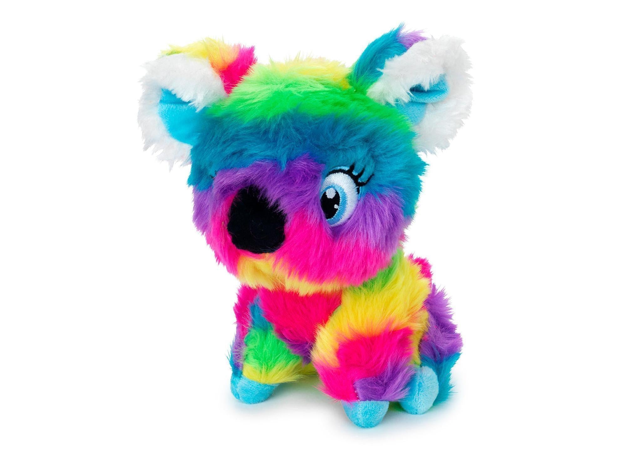 Myk, flerfarget Dogman Kawaii Koala hundeleke i plysj med pipelyd, 19 cm.
