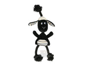 Dogman Leke Lambe Tau Svart 40 cm – Myk saueleke med solid tau