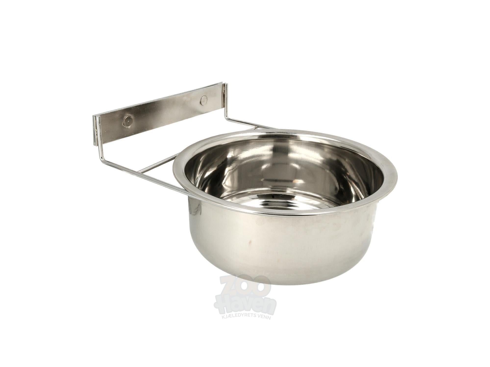 Dogman Matskål Rustfri med Skruefeste