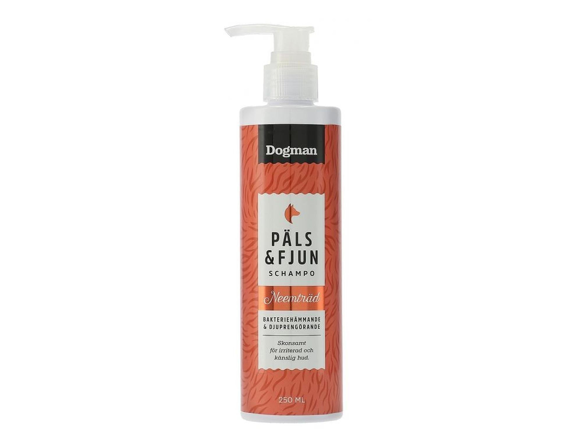 Dogman Sjampo Päls o Fjun Neem-tre 250ml naturlig sjampo for hund