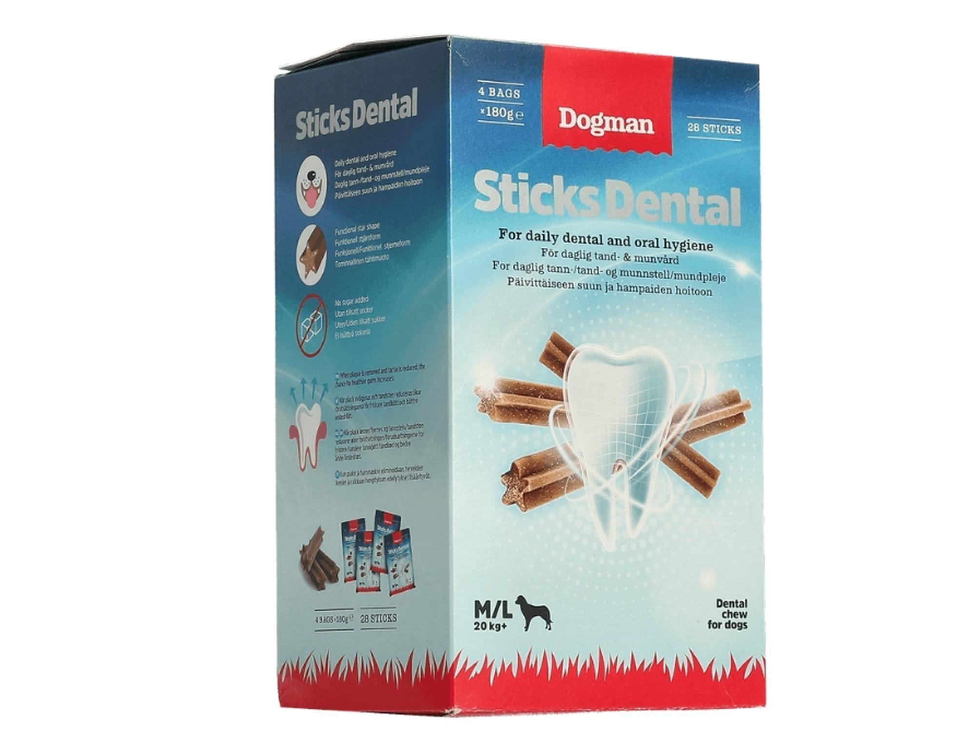 Dogman Sticks Dental Box tannstyggis til hund