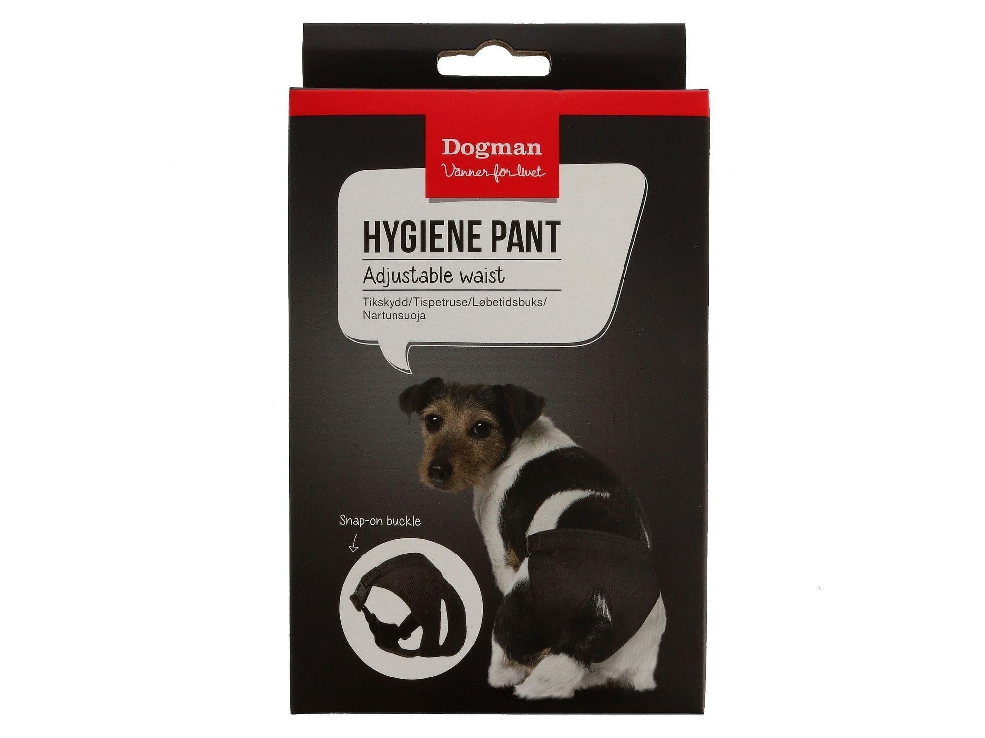 Dogman Tispetruse justerbar hygienebukse for tispe i løpetid