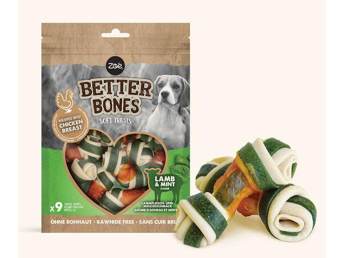 Zoë Better Bones tyggeben med lam og mynte, 9 stk