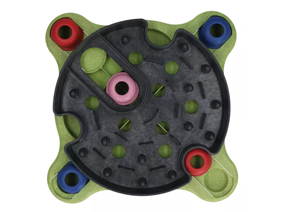 Eat Slow Live Longer Puzzle Roundabout sett ovenfra