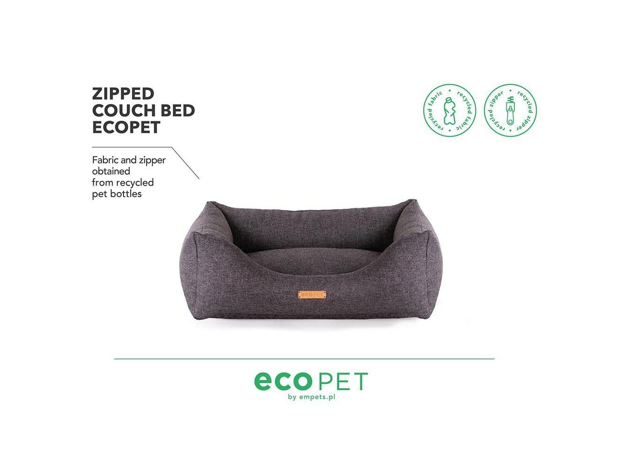 Ecopet klimasmart hundeseng i resirkulert materiale 55x42 cm