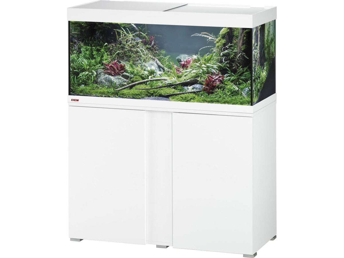 Eheim Vivaline LED 180 liter akvarium med skap – hvit