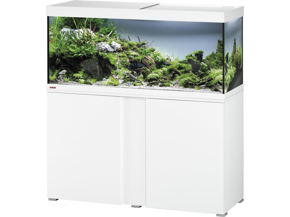 Eheim Vivaline LED 240 liter akvarium med skap – hvit
