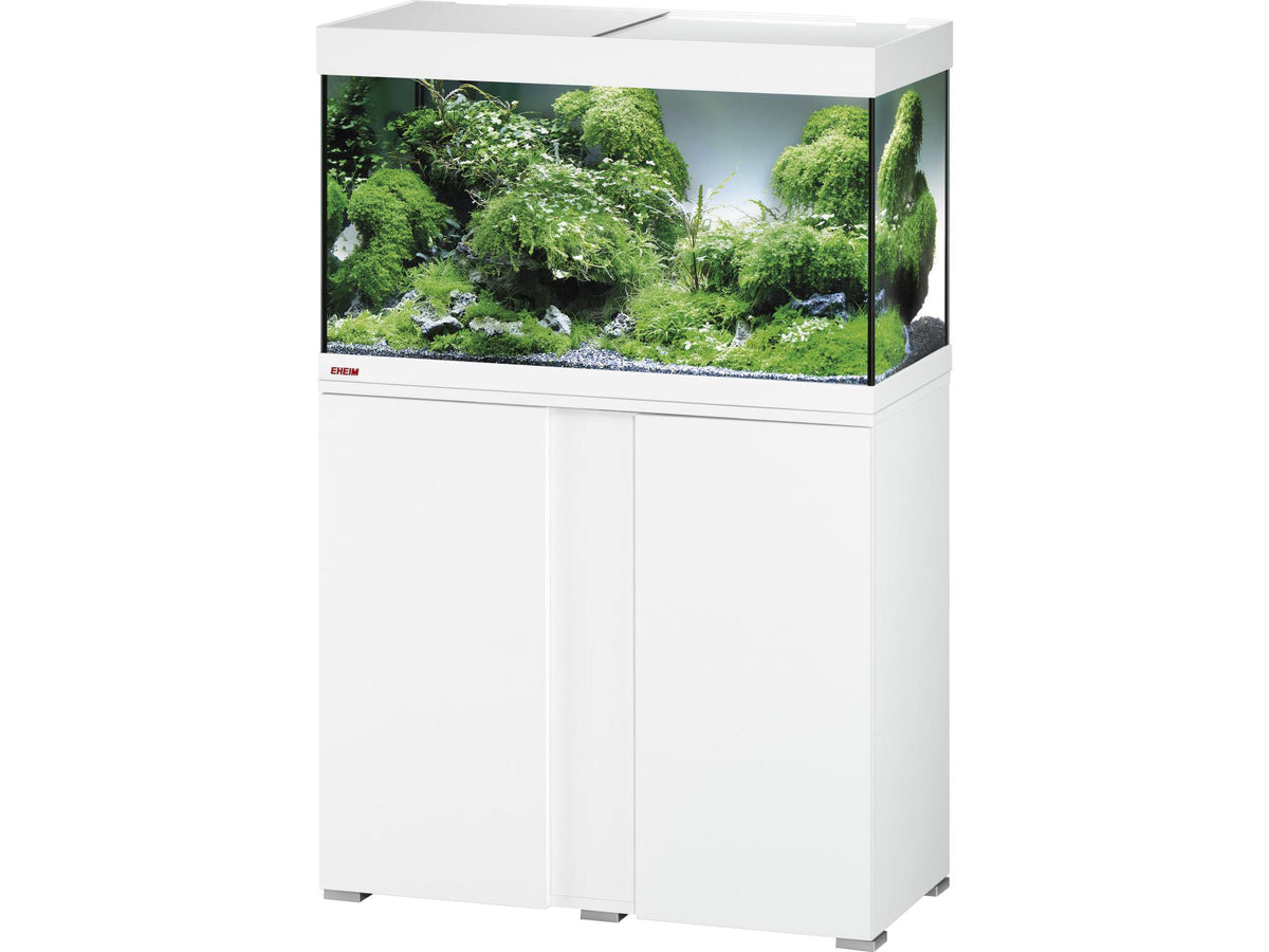 Eheim Vivaline LED 126 liter akvarium med skap – hvit