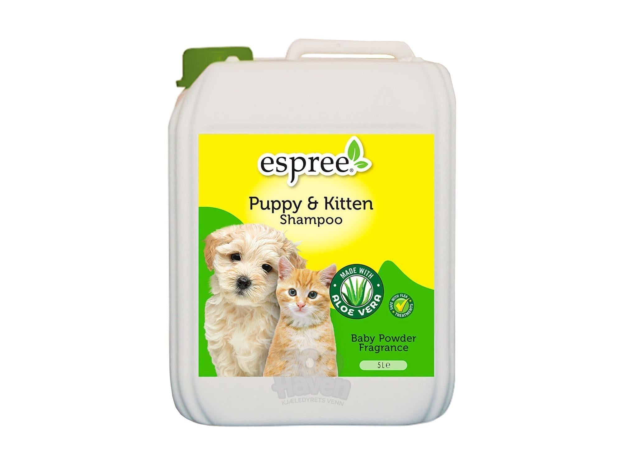 Espree Puppy & Kitten Shampoo valpe- og kattungesjampo 355 ml / 5 l
