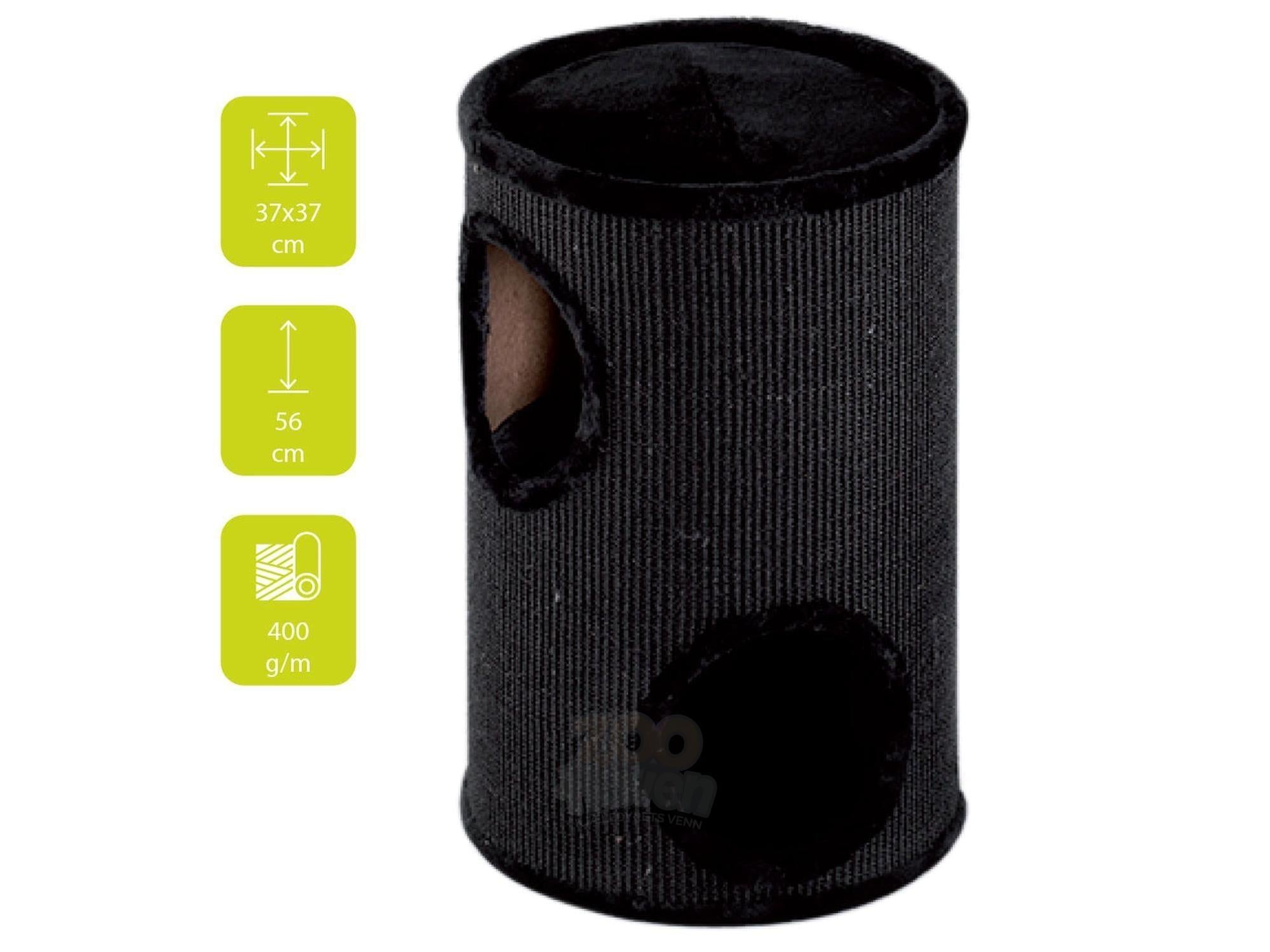 Everlast Cat Tower Sort 2etg. 37x56cm