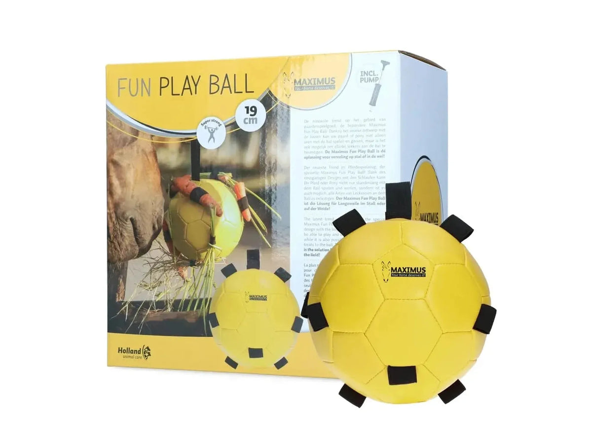Excellent Horse Fun Play Ball Lekeball for Hest – Gul