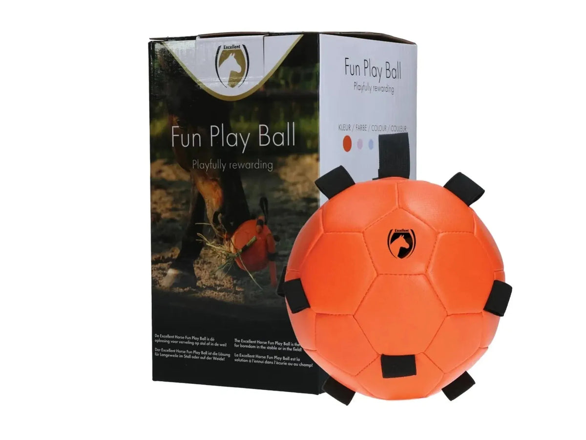 Excellent Horse Fun Play Ball Lekeball for Hest – Oransje