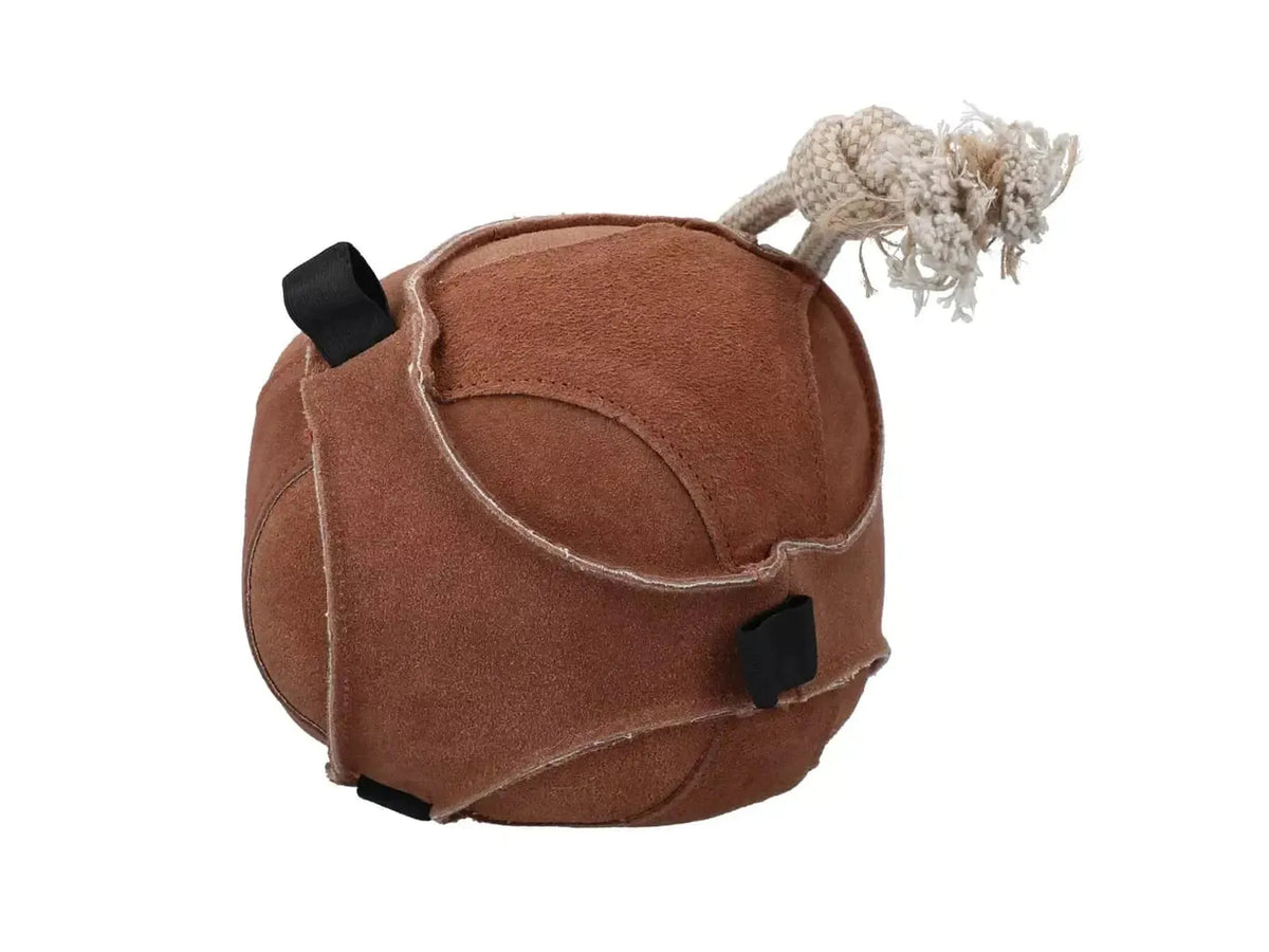 Excellent Horse Lekeball i Semsket Skinn – Brun