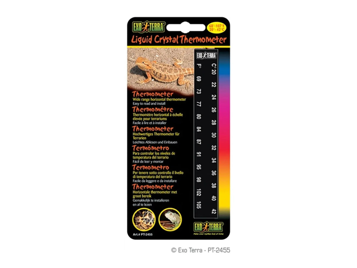 Exo Terra LCD-termometer klistremerke
