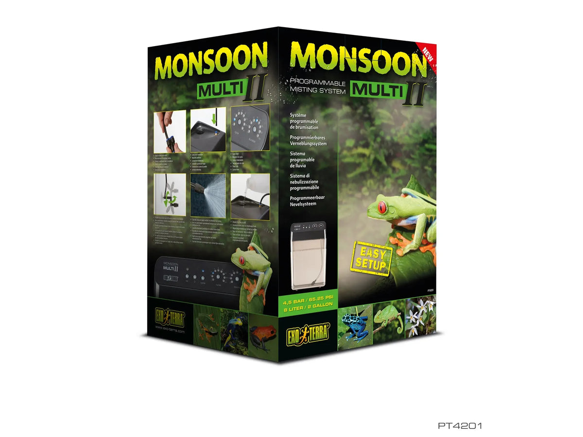 Exo Terra Monsoon Multi II forstøvningsanlegg 8 liter