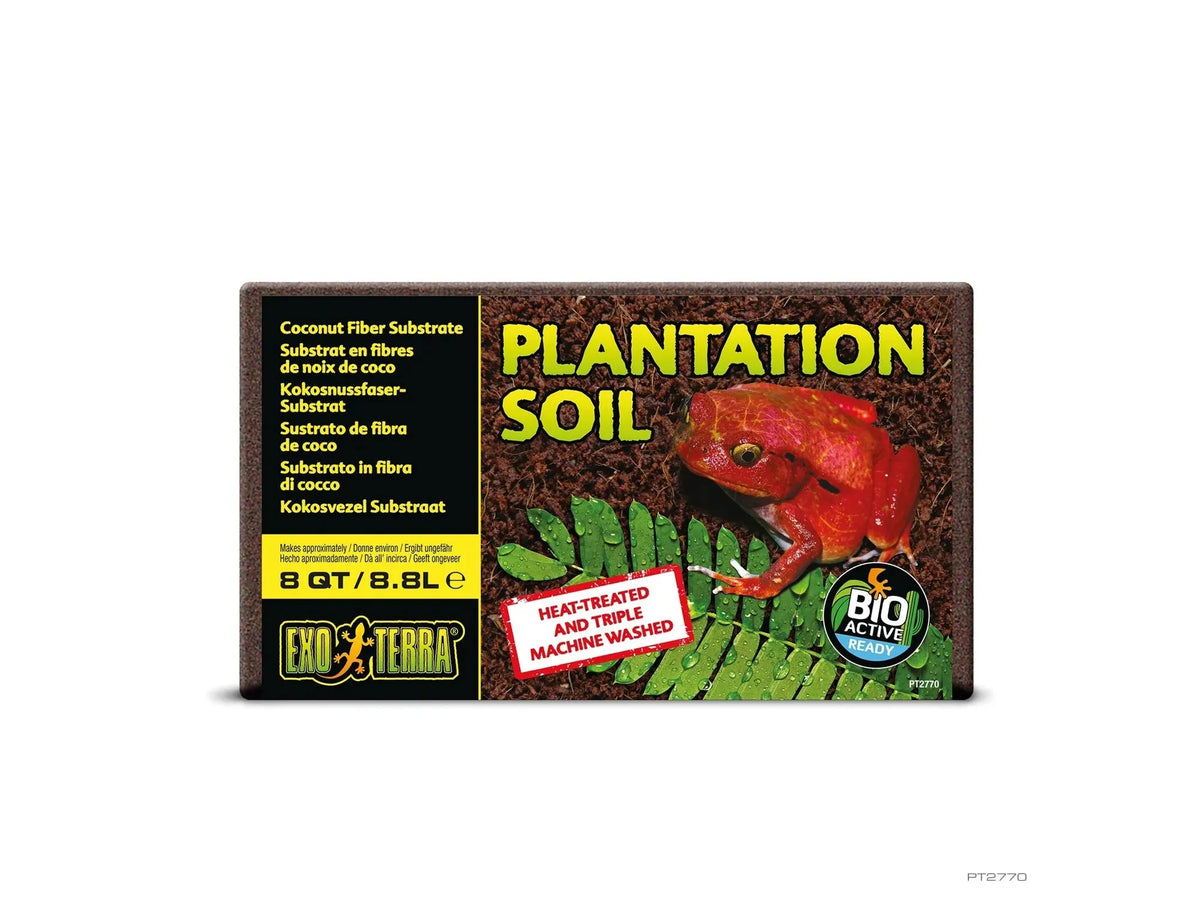 Exo Terra Plantation Soil terrariumsubstrat brikett 8,8 liter