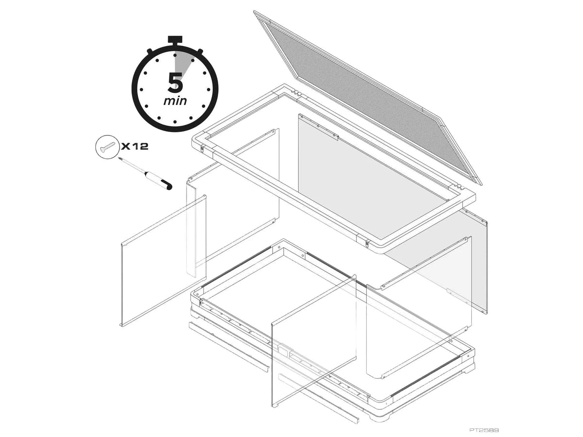 Exo Terra Vista 120XL Panoramaterrarium 120x60x60cm