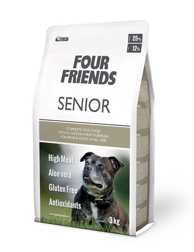 Four Friends Senior – tørrfôr til eldre hund 3 kg