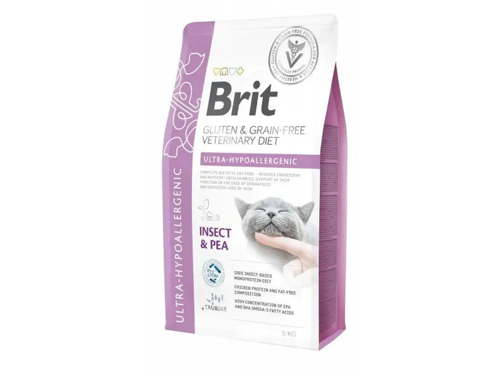 Brit Veterinary Diets Cat Ultra-Hypoallergenic – diettfôr med insektprotein