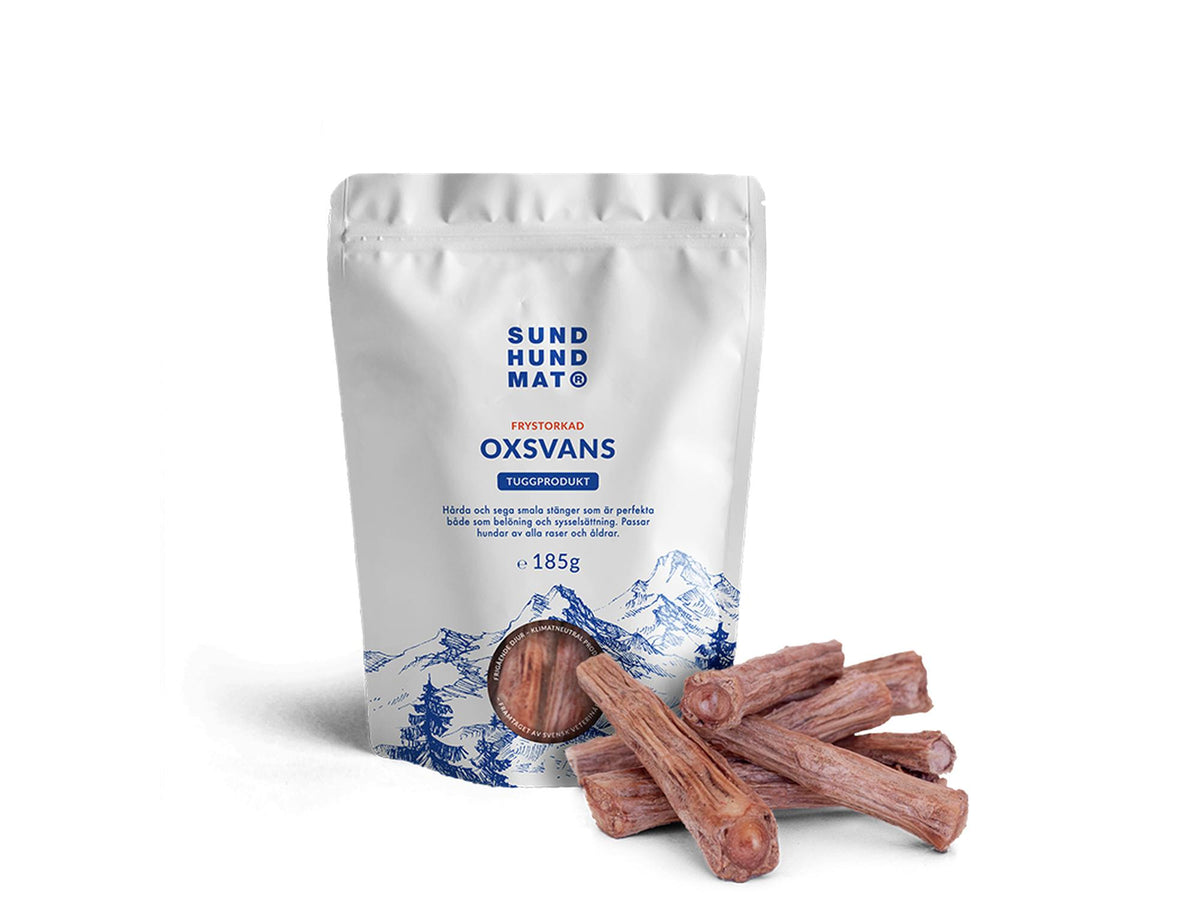 Sund Hundmat Frysetørket Oksehale 185 g