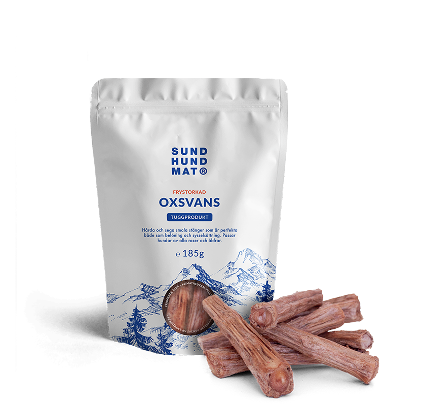 Sund Hundmat Frysetørket Oksehale 185 g