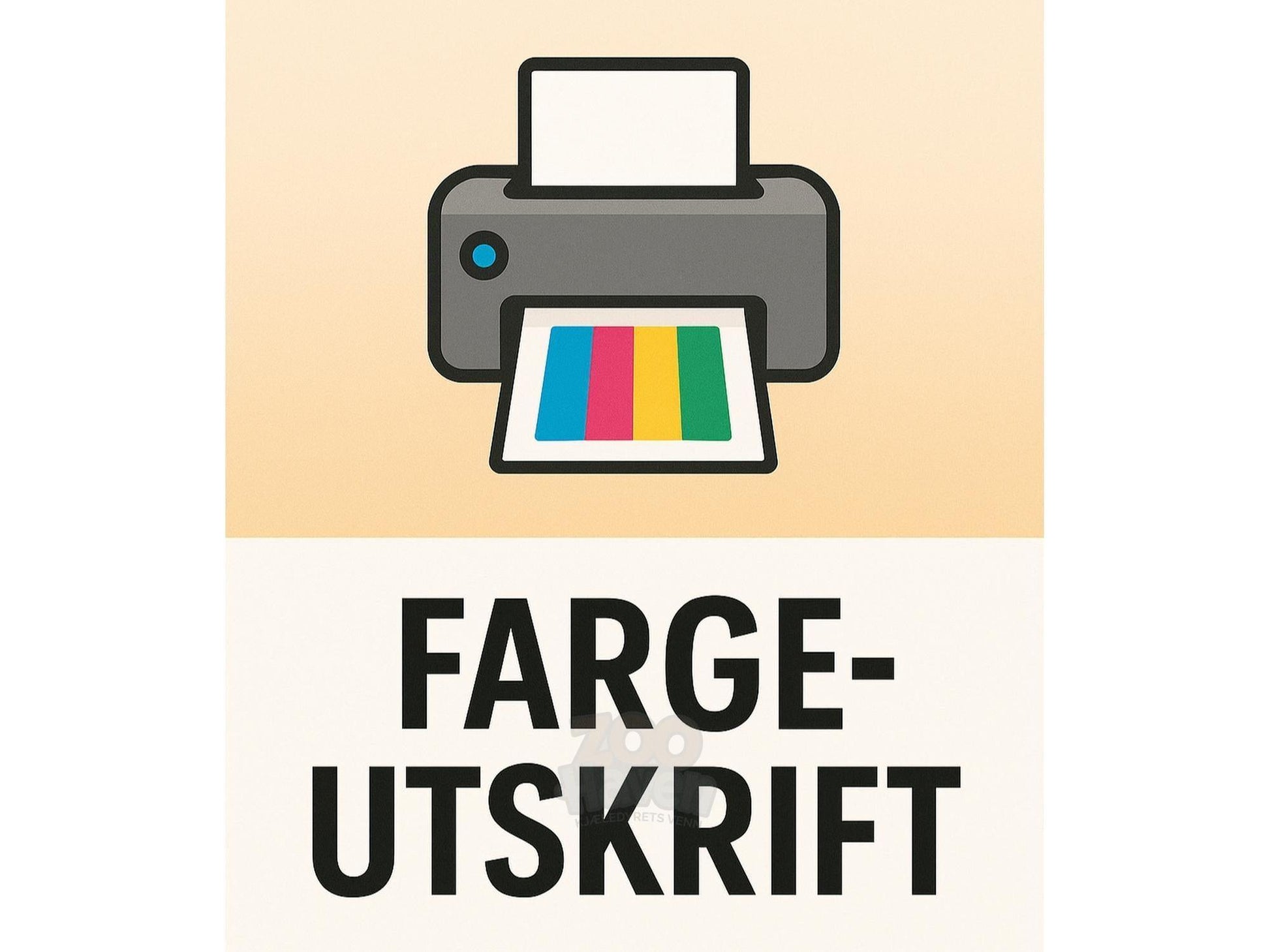 Zoohaven fargekopi print tjeneste