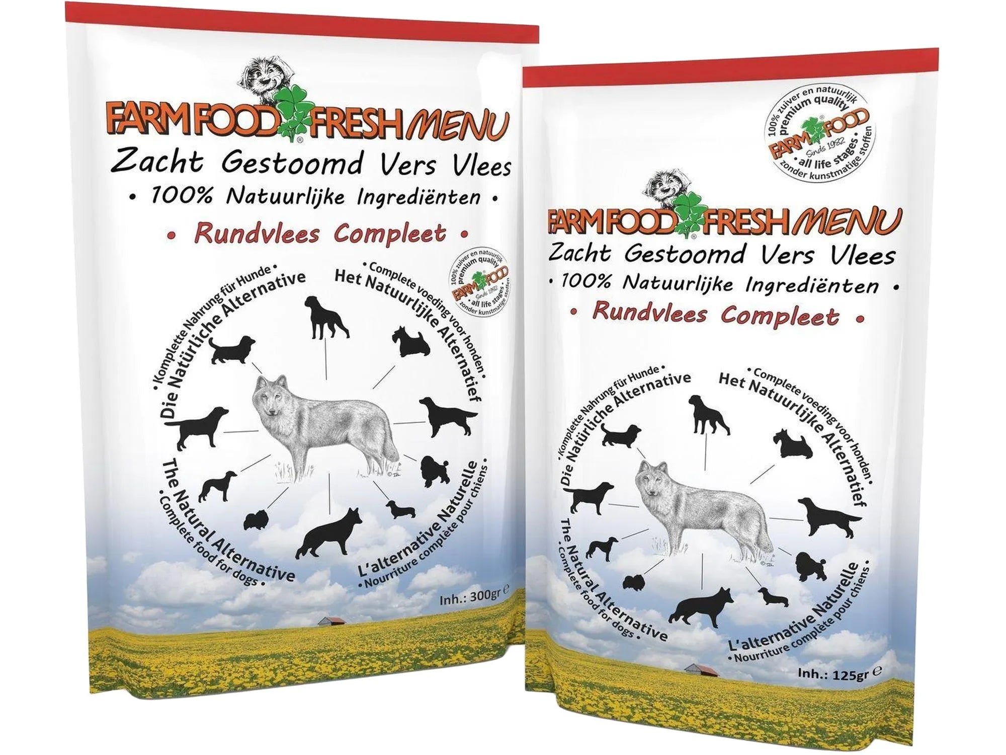 Farm Food Fresh Menu Rundvlees Compleet 125g x 16stk