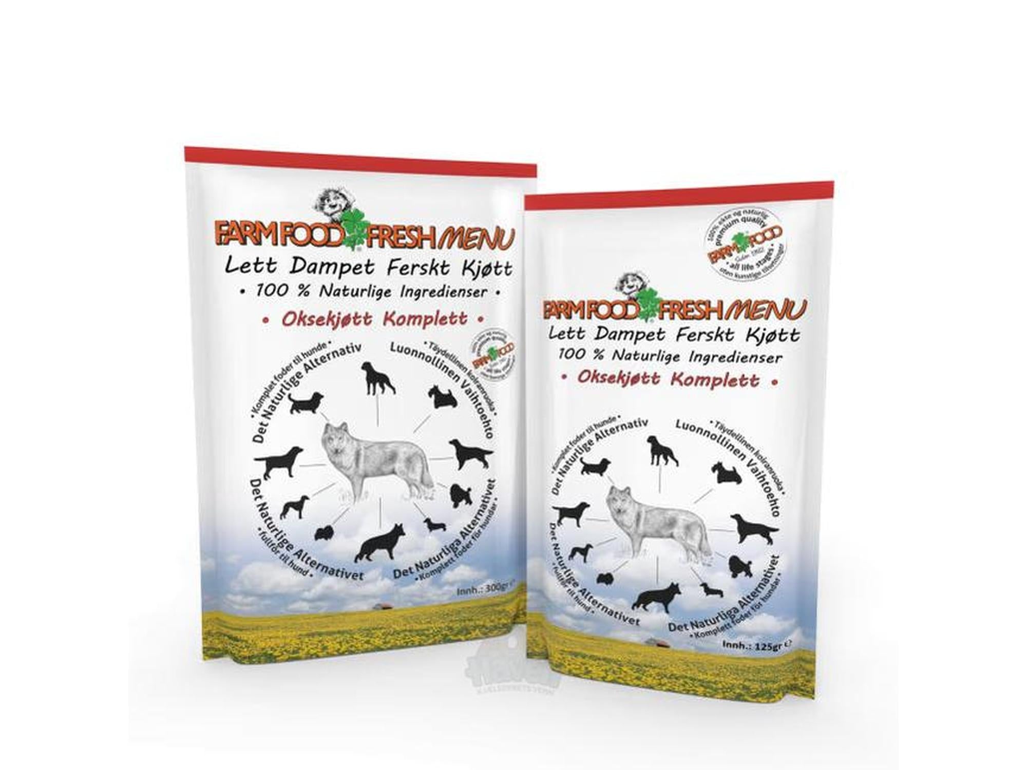Farm Food Fresh Menu Beef Complete 300g x 10stk