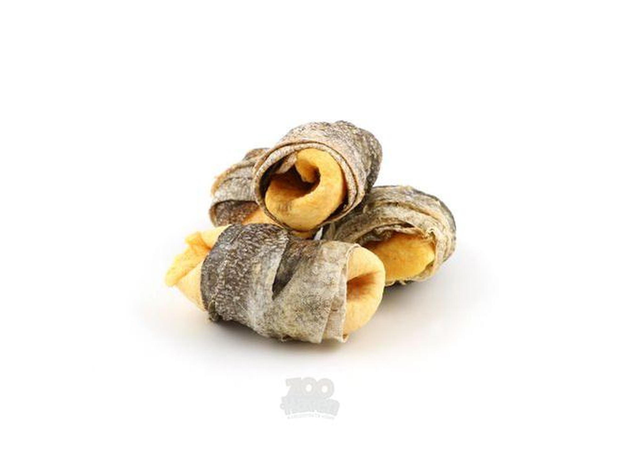 Fish4Dogs Apple Fish Wraps 100g – Hundegodbit med eple og fiskeskinn