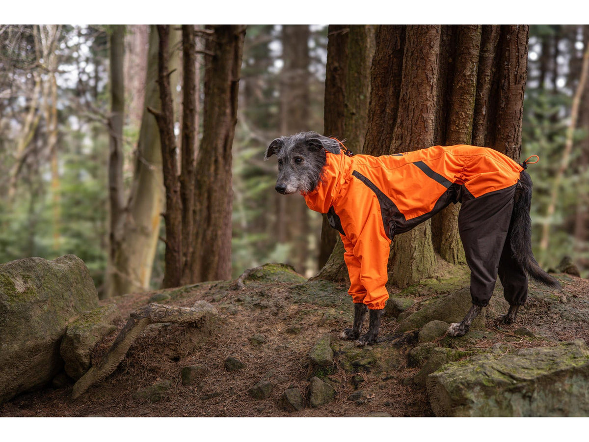Non-stop dogwear Fjord overall raincoat regndress – Oransje/svart