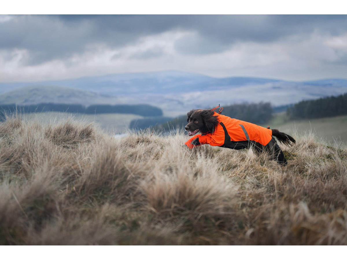 Non-stop dogwear Fjord overall raincoat regndress – Oransje/svart