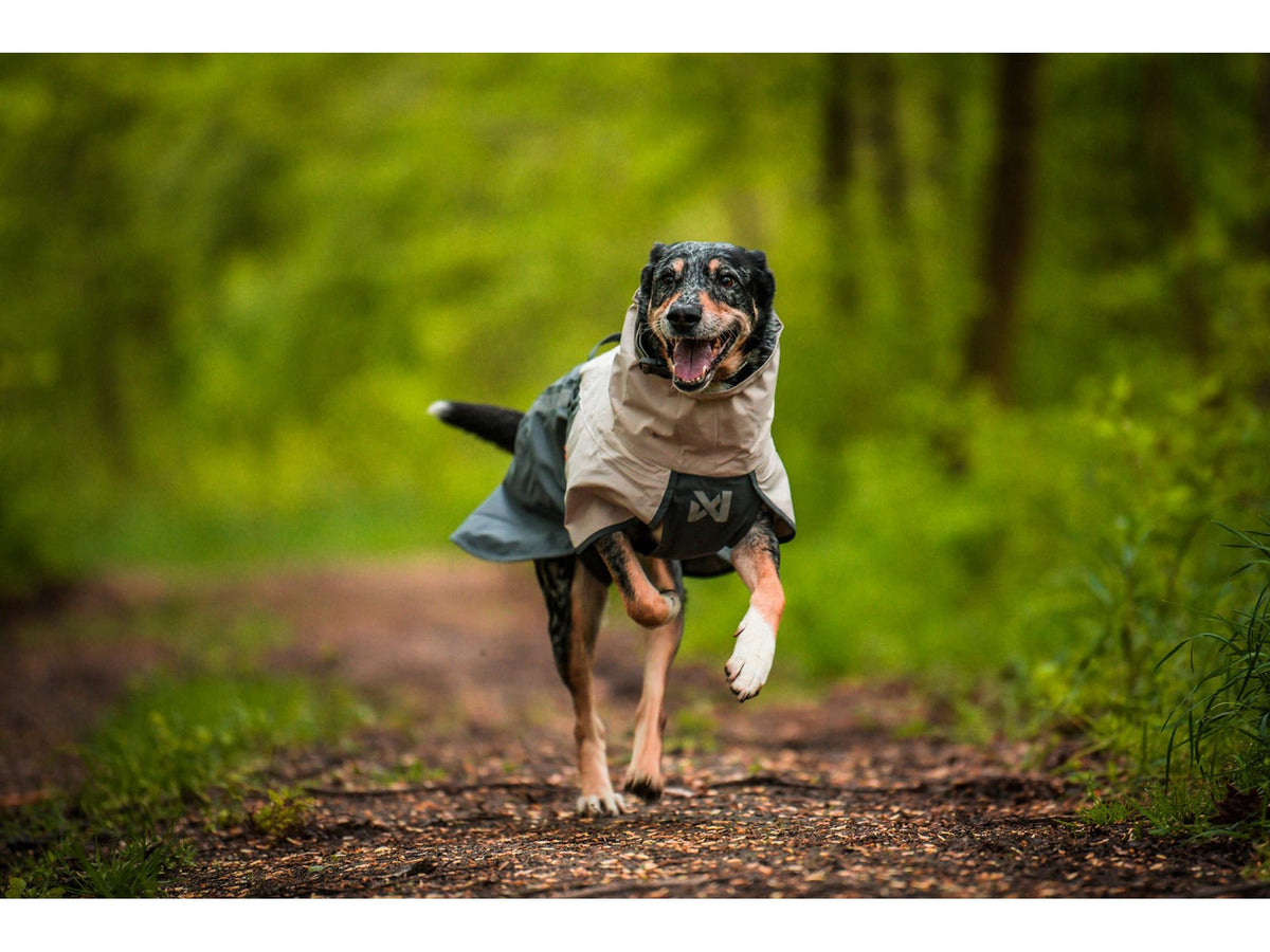 Non-stop dogwear Fjord raincoat 2.0 regndekke – Grå