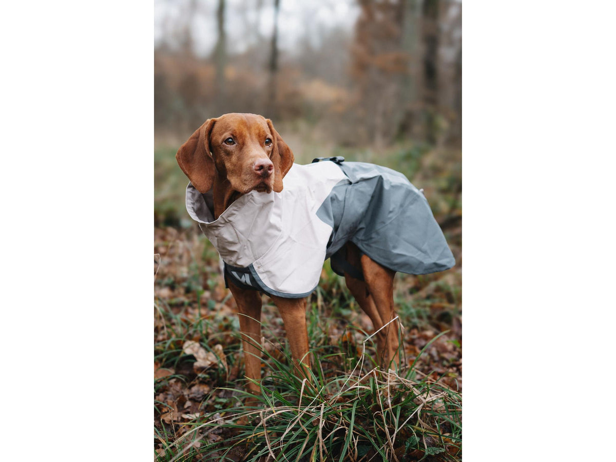 Non-stop dogwear Fjord raincoat 2.0 regndekke – Grå