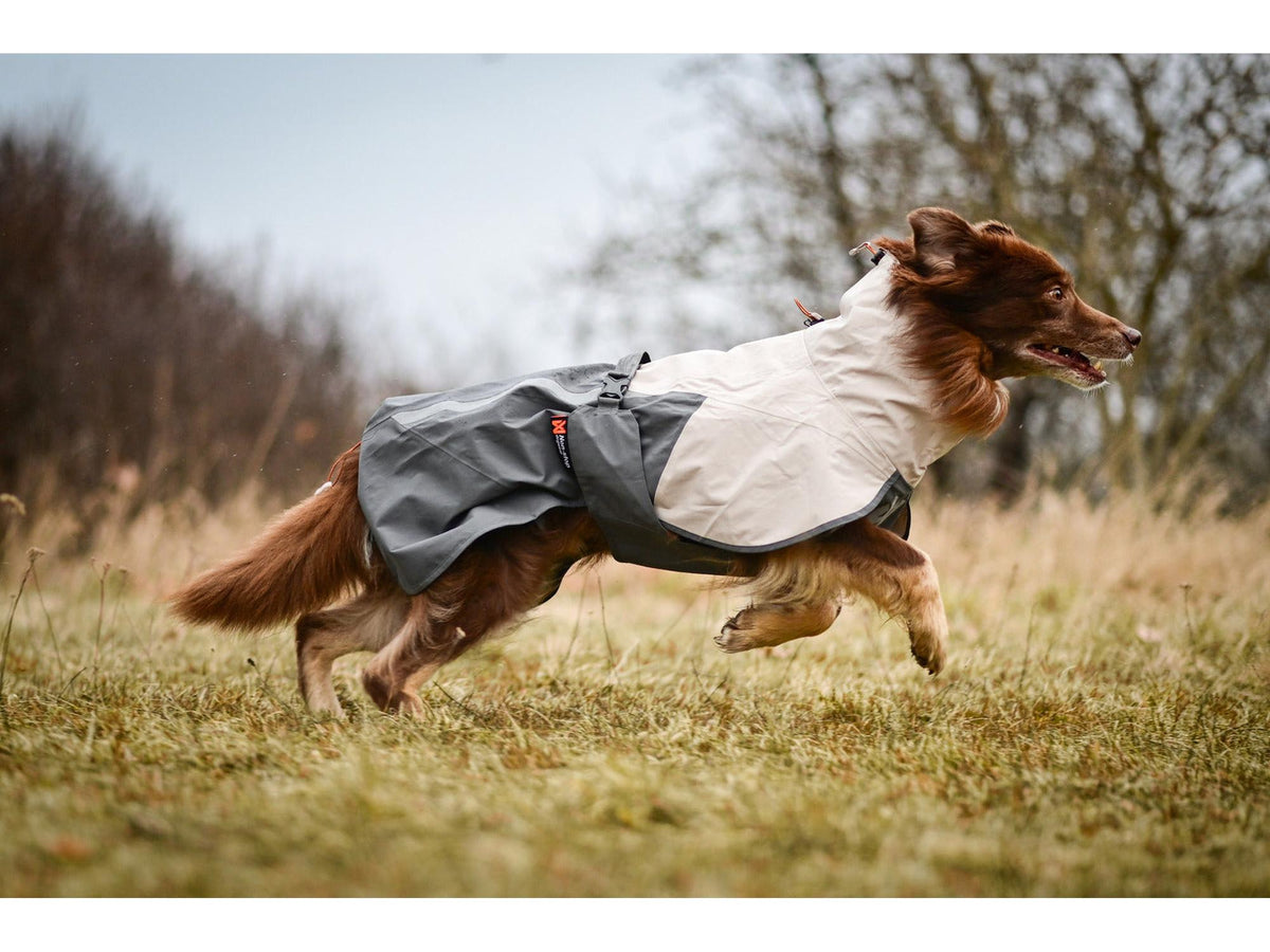 Non-stop dogwear Fjord raincoat 2.0 regndekke – Grå
