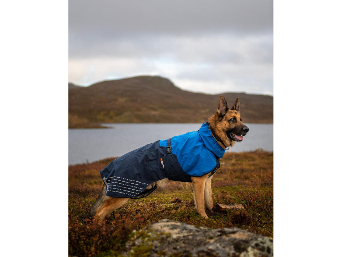 Non-stop dogwear Fjord raincoat regndekke – Blå