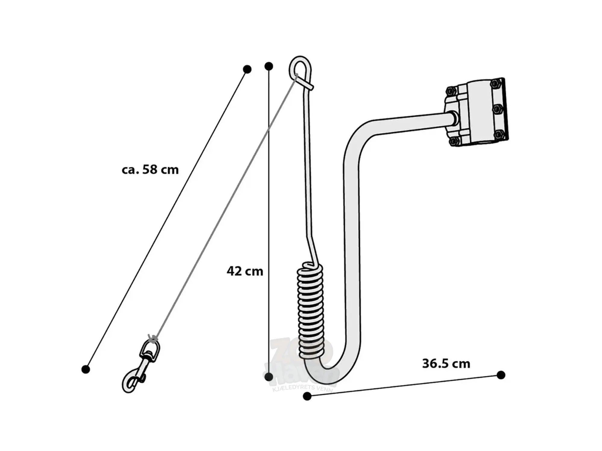 Flamingo Doggy Guide Bicycle Leading Device
