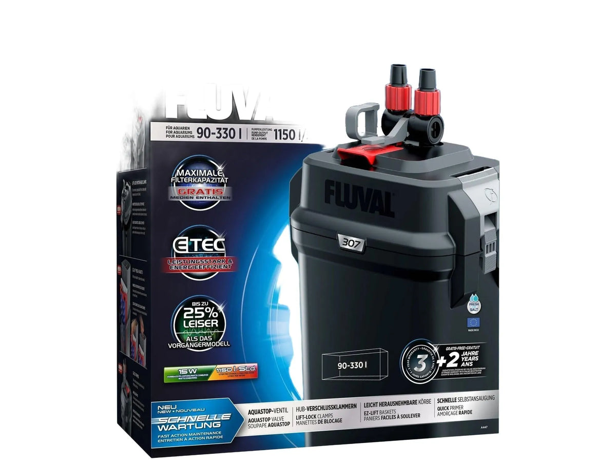 Fluval 307 Eksternfilter for Akvarium 1150 L/t 90-330 L