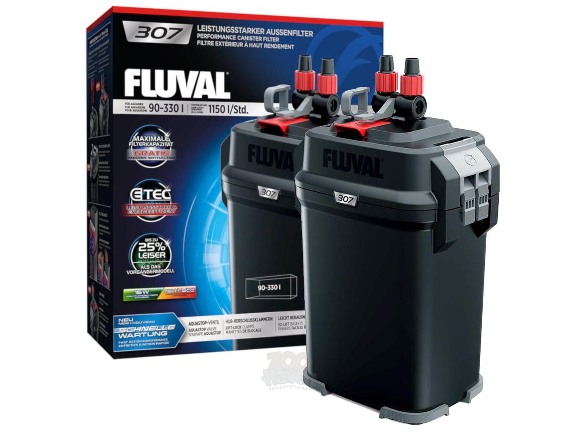 Fluval 307 Eksternfilter for Akvarium 1150 L/t 90-330 L