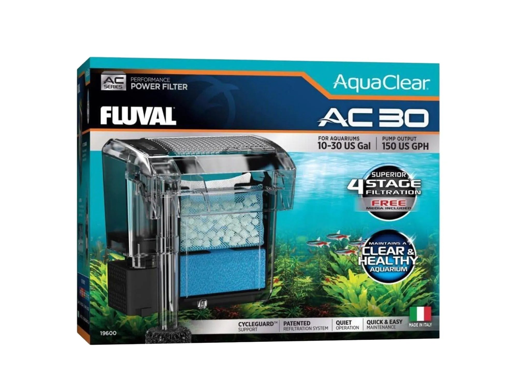 Fluval AC30 Hengefilter 568 l/t for Akvarium 38-114 liter
