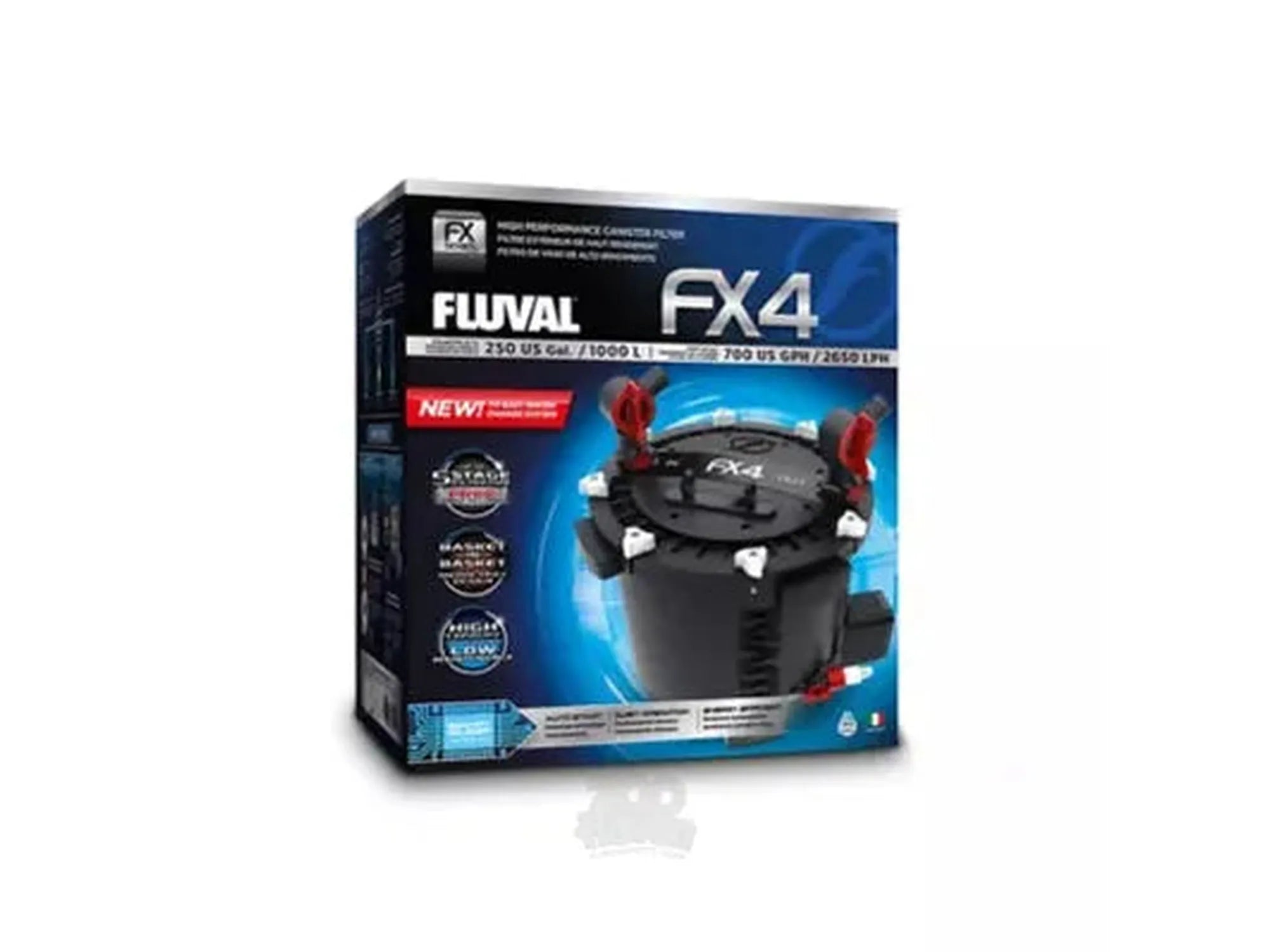 Fluval FX4 Høykapasitets Utvendig Kanistefilter for Akvarium opptil 950 Liter