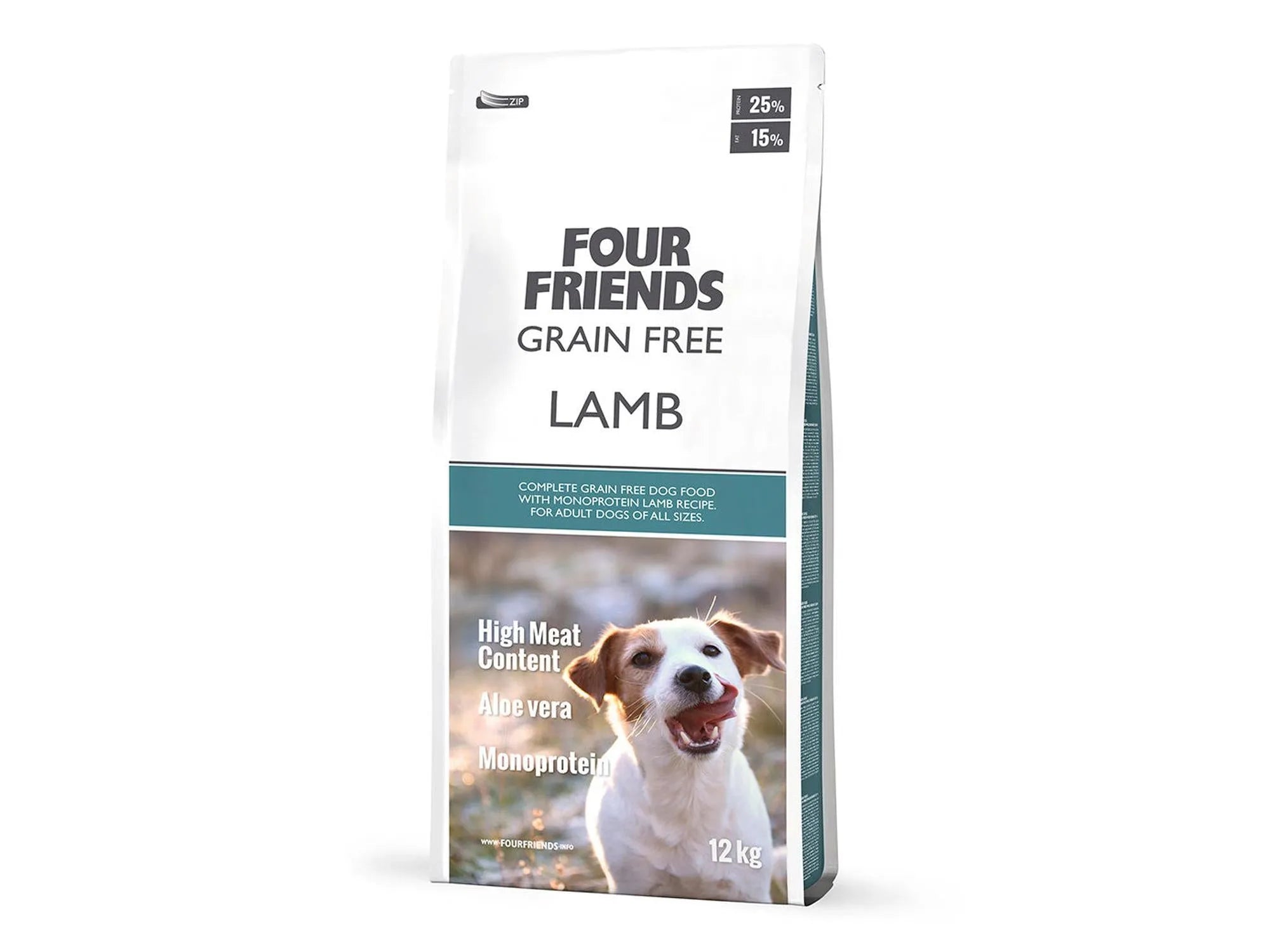 Four Friends Grain Free Lamb – kornfritt tørrfôr med lam 12 kg
