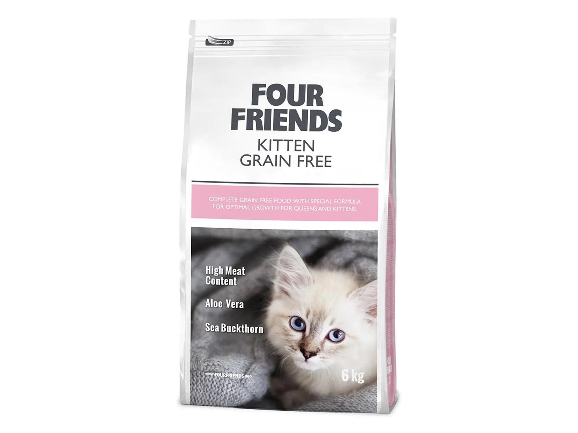 Four Friends Kitten Grain Free – kornfritt tørrfôr til kattunge 6 kg