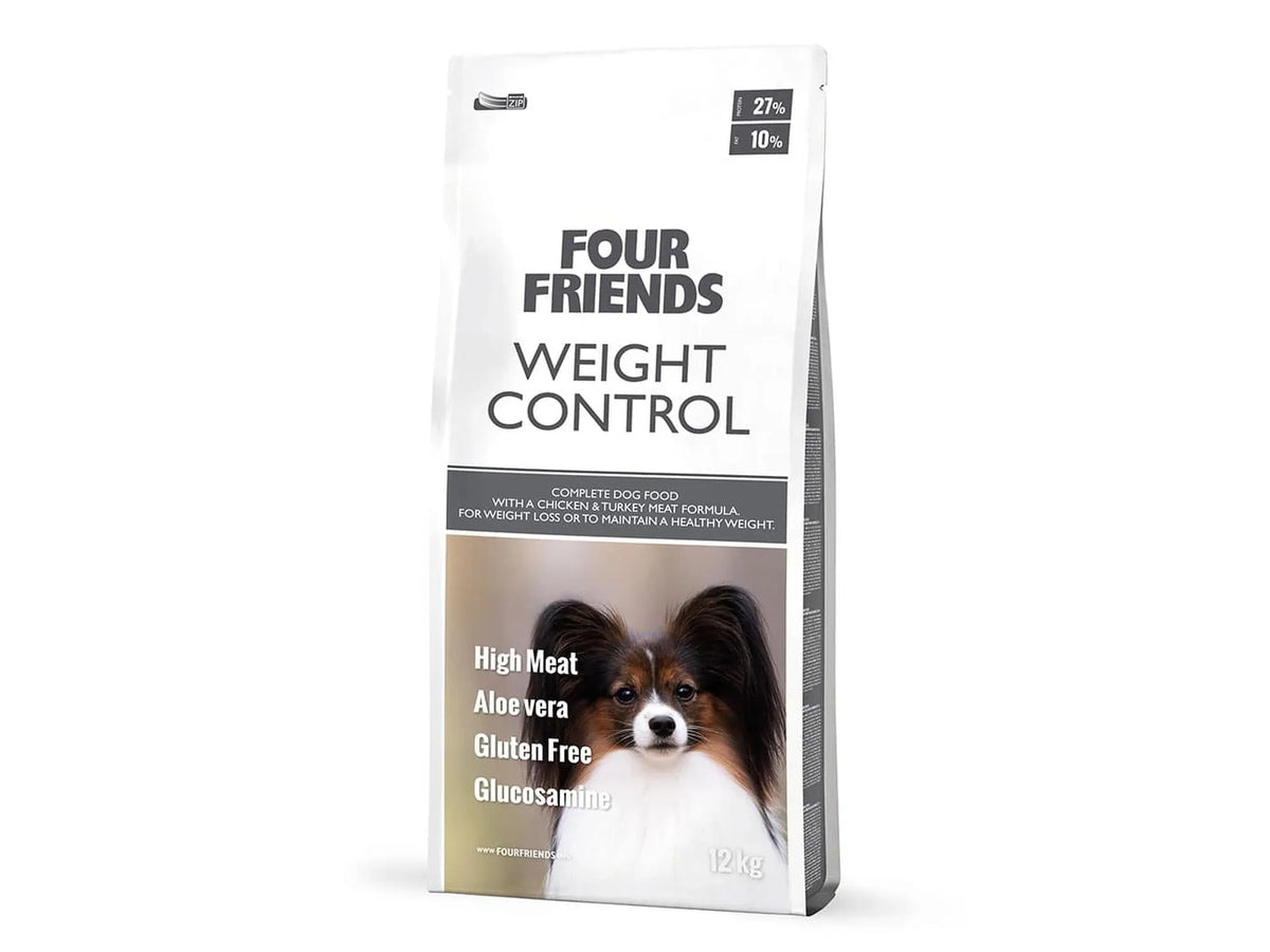 Four Friends Weight Control – tørrfôr til hund med overvekt 12 kg