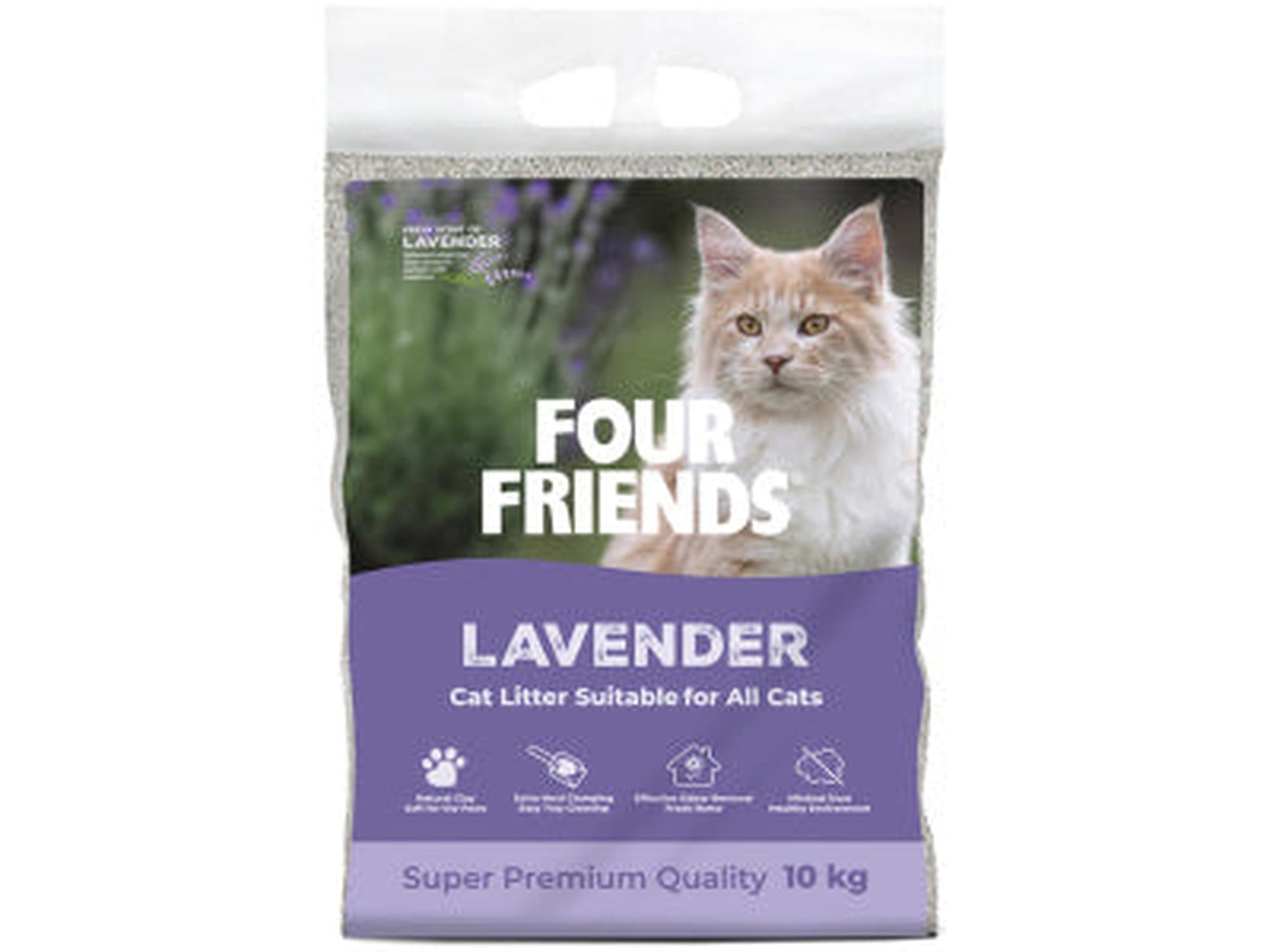 FourFriends Cat Litter Lavendel 10 kg kattesand