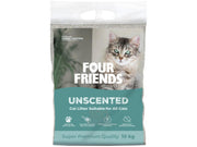 FourFriends Cat Litter Unscented 10 kg duftfri kattesand