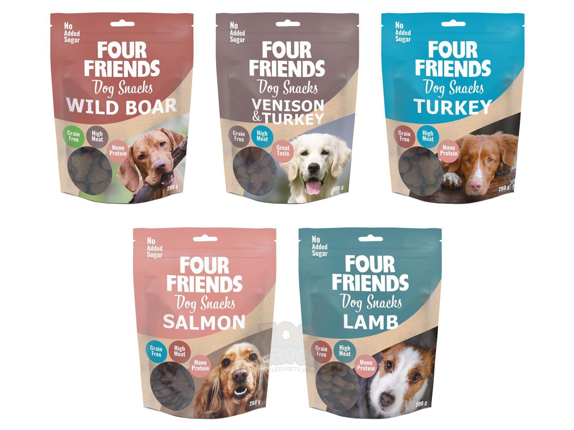 Four Friends Hundesnacks 200g naturlige snacks til hund