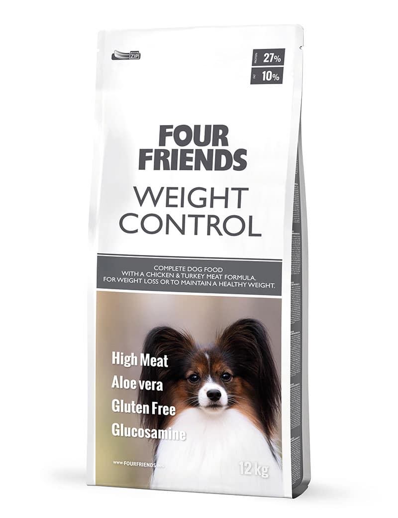 Four Friends Weight Control – tørrfôr til hund med overvekt 12 kg