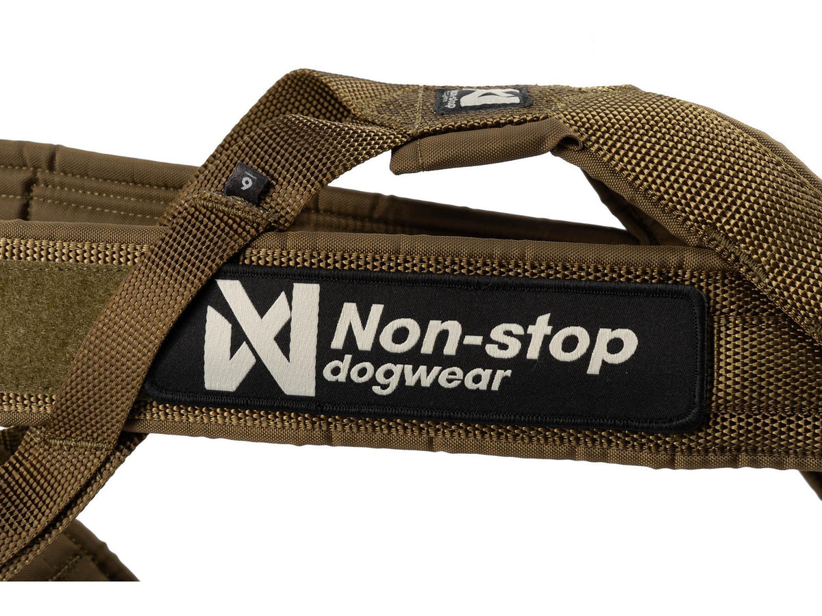 Non-stop dogwear Freemotion harness WD trekksele – Oliven