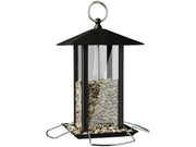 Fuglemater i Metall 19x19x20cm Sort