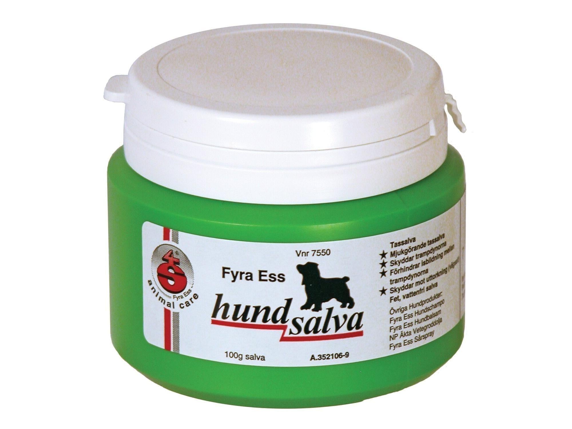 Fyra Ess Potesalve hund 100g beskyttende salve for poter